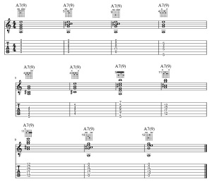 A7(9)chord